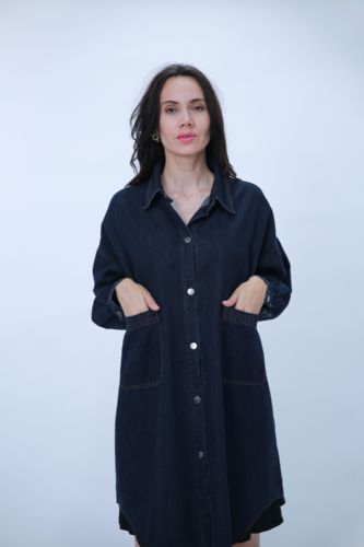 Long Button-Up Coat